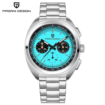 PAGANI DESIGN 2026 NEW Turtle Back Chronograph 1782 fashion quartz wristwatch for Man Luminous Waterproof Watch Reloj hombre