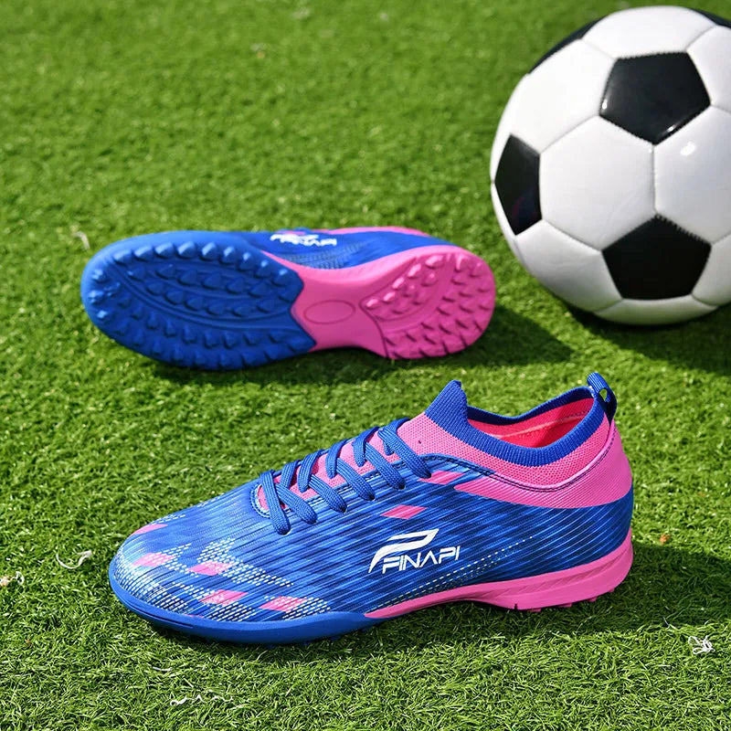 Nuevas zapatillas de fútbol para hombre de alta calidad, tacos para partidos en interior, botas de fútbol para exterior superventas, para césped, de caña alta, fútbol sala, antideslizantes