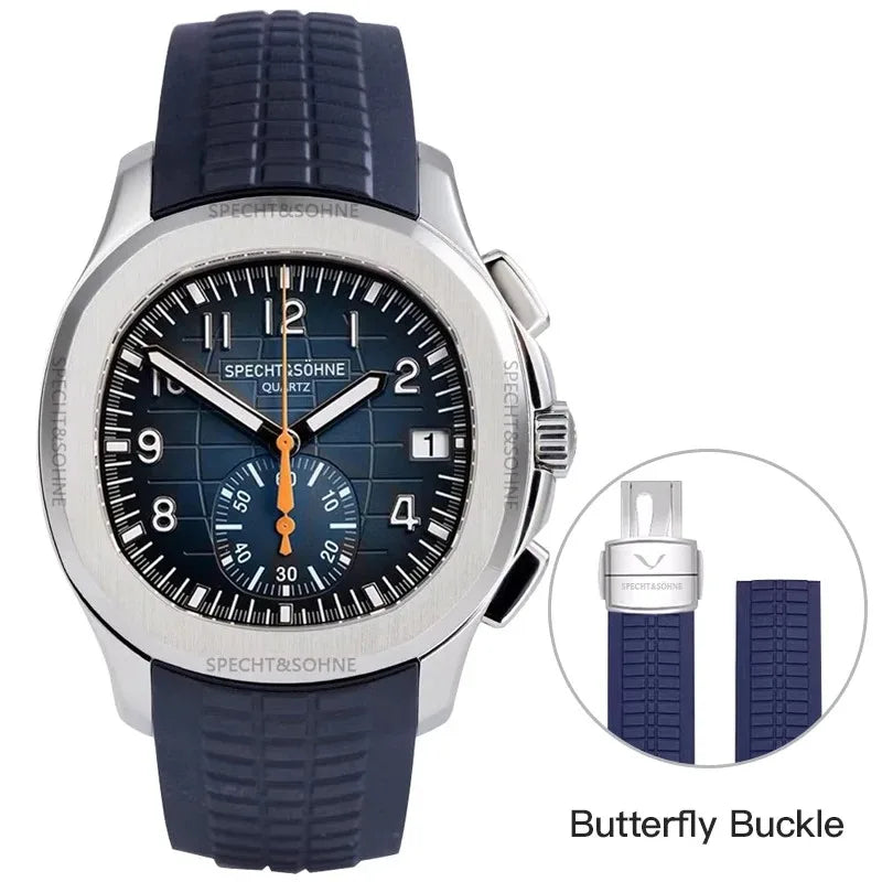 2026 High Quality Men's Watches Luxury Brand Japan VD53 Chronograph Sports Classic 5167 Quartz Watch Stainless Steel Waterproof