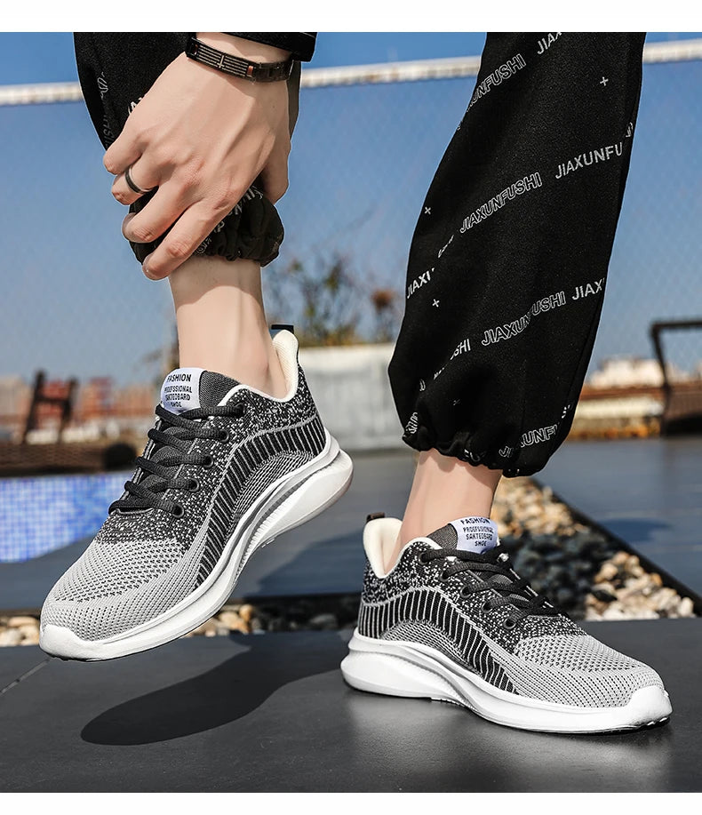 Leather Men Shoes Sneakers Trend Casual Shoe Italian Breathable Leisure Male Sneakers Non-slip Footwear Men Vulcanized Shoes