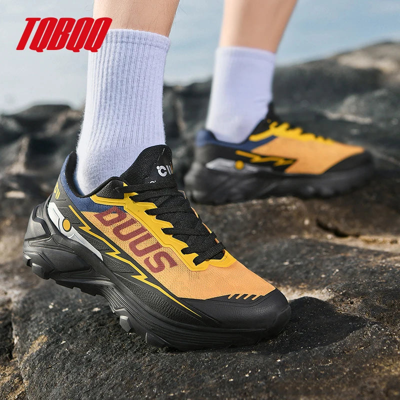 Men's Off-Road Running Shoes Spring and Summer Outdoor Power Grip Sports Shoes Breathable Trail Running Shoes for Women