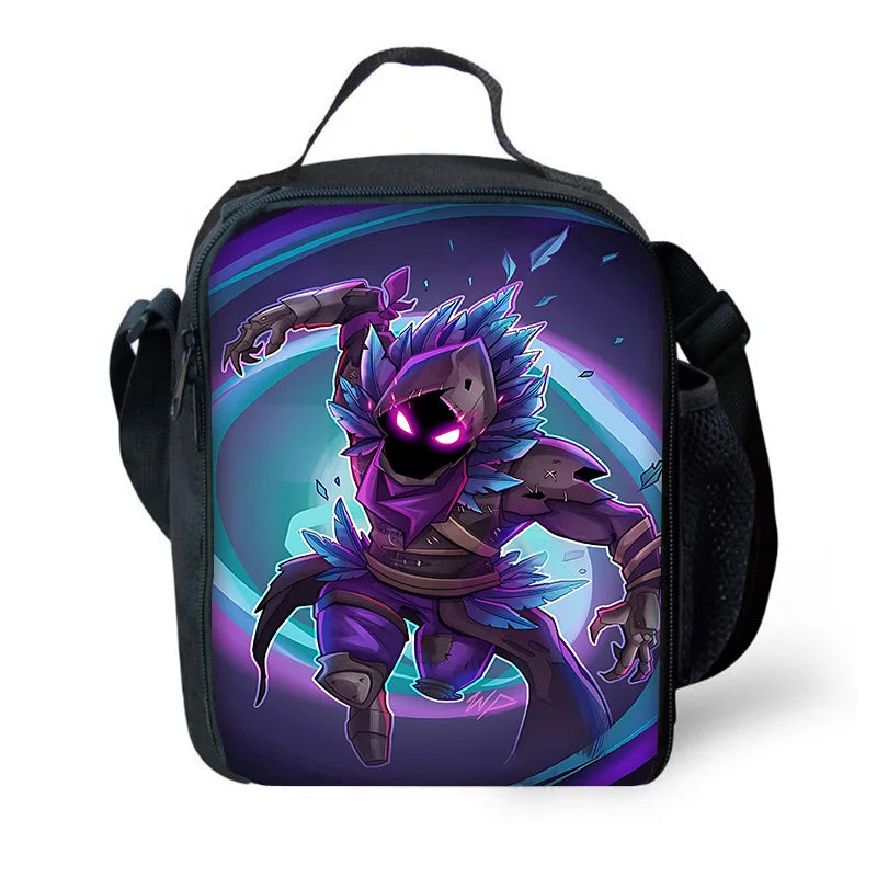 Hot Game Design Child Backpacks F-FortniteS Lunch Bag Pencil Case Pupil Large Capacity School Bags For Boy Girl Best Gift