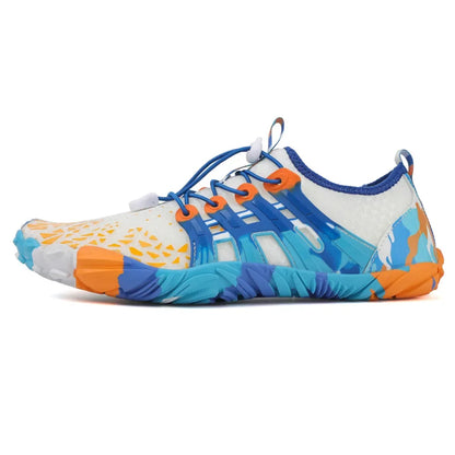 Men Women Water shoes Upstream Wading Swimming Barefoot Five Fingers Aqua Shoes Colorful Beach Seaside Light Unisex Sneakers New