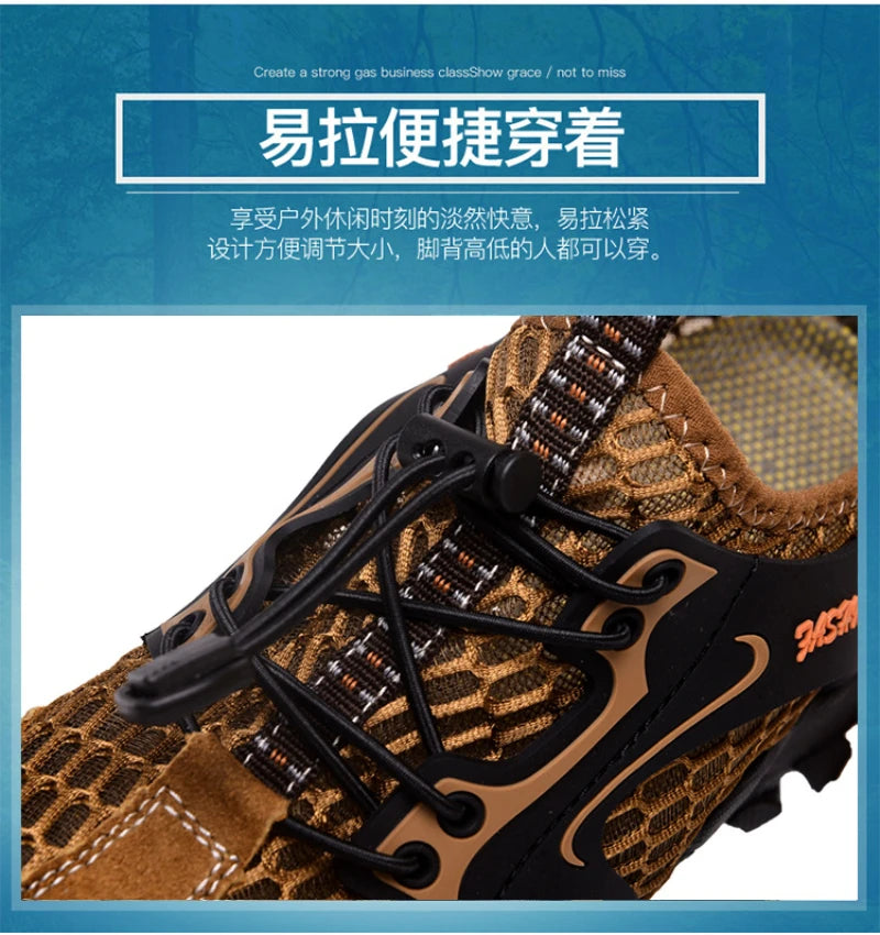 Breathable Outdoor Hiking Shoes Sports Wading Shoes Fishing Men's Shoes Summer Casual Sandals Comfortable And Breathable