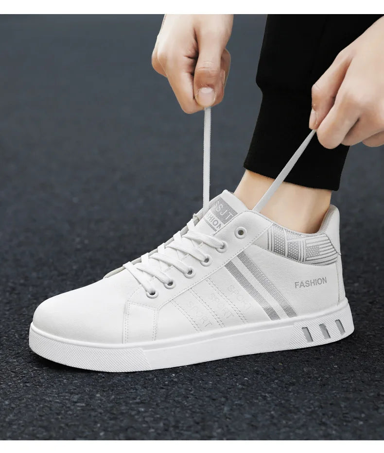 Męskie buty do skateboardingu 48 – codzienne, wysokie trampki do chodzenia, buty sportowe, oddychające buty hip-hopowe, buty uliczne, Chaussure Homme