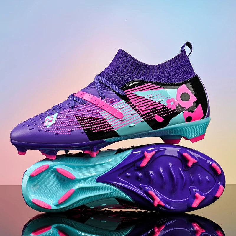 Football Boots Men Professional Soccer Shoes Sneaker Field Long Spikes Outdoor Competition Non Slip Comfortable Training Shoes