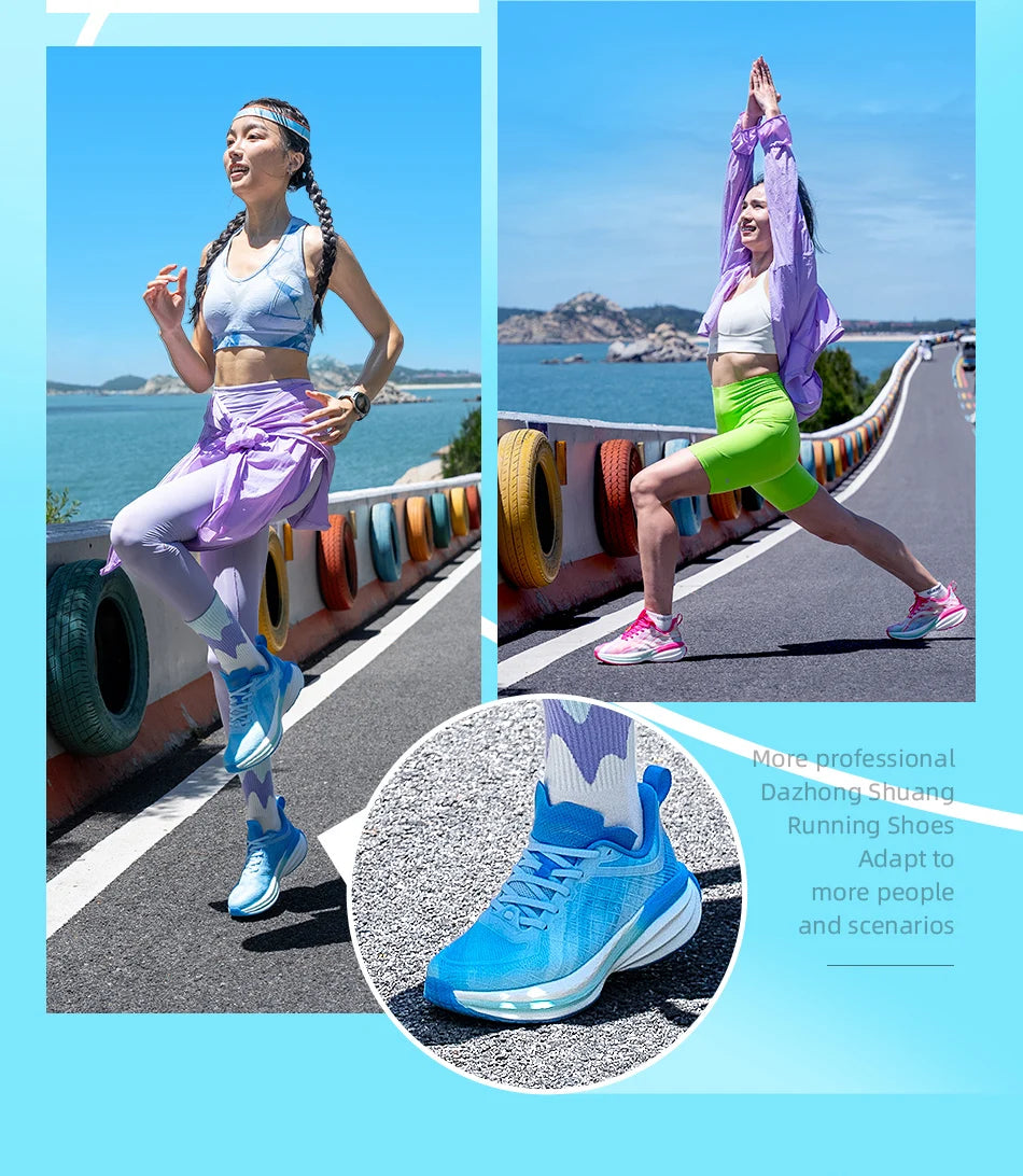 ONEMIX Chinese Sports Shoes New Shock-absorbent Men Running Shoes Non-slip Breathable Lightweight Outdoor Women Sneaker