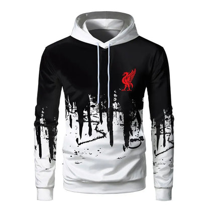 New Fashion Animal 3D Printed Hoodie Men and Women Personalized Design Sweatshirt Snow Double Wolf Harajuku Oversized Hoodie