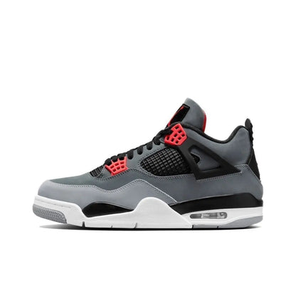 Men N Leather Sneakers Serrated Thick Platform Sole Casual Shoes Red Decor Lace Up Non-slip Walking Trainers