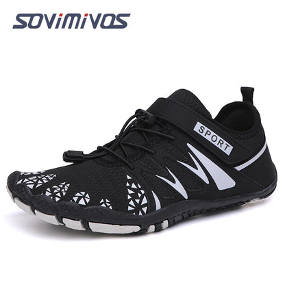 Men's Trail Running Shoes, Lightweight Athletic Zero Drop Barefoot Shoes Non Slip Outdoor Walking Minimalist Shoes for Women
