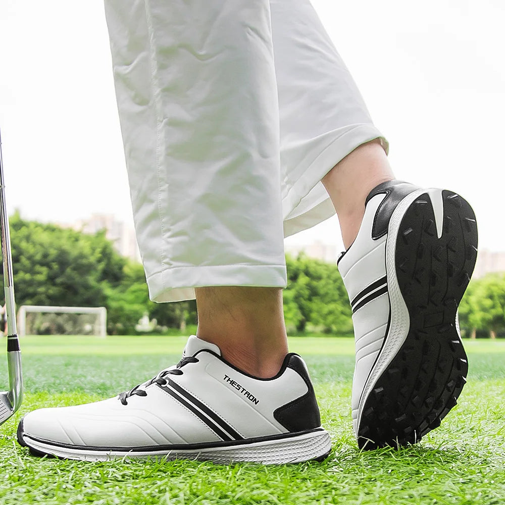 Waterproof Men's Golf Shoes Professional Lightweight Golfer Footwear Outdoor Golfing Sport Trainers Athletic Sneakers Brand
