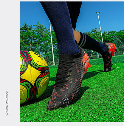 New Men's Football Boots Wholesale Cleats Non-Slip Sneakers Training Soccer Shoes Top Quality FG Drop Shipping Unisex Adult
