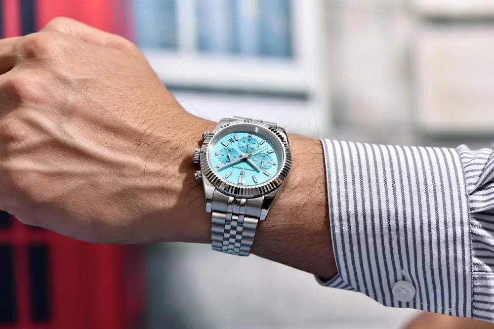 PAGANI DESIGN 2025 New VD53 luxury men quartz watch 40MM stainless steel sapphire waterproof 50m luminous C3 relojes para hombre
