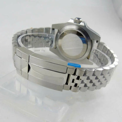 Relógio de Homem Automático Miyota8215 Impermeável 200m, Relógio de Mergulho 40mm com Movimento Mecânico, Luminoso, Bracelete Jubilee e Fecho Glide Lock