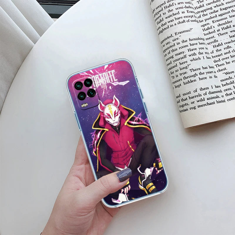Capa Transparente para Telemóvel F-Fortnites-Poster para Samsung Galaxy A04 A04S A14 A23 A34 A54 M23 M33 M52 M53