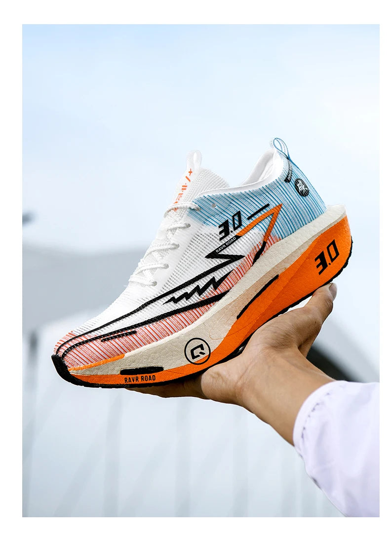 Men Sneakers Mesh Comfort Tennis Shoes 2025 Men's Running Carbon Board 3.0 Cushion Sports Training Jogging Speciality Jog Shoes