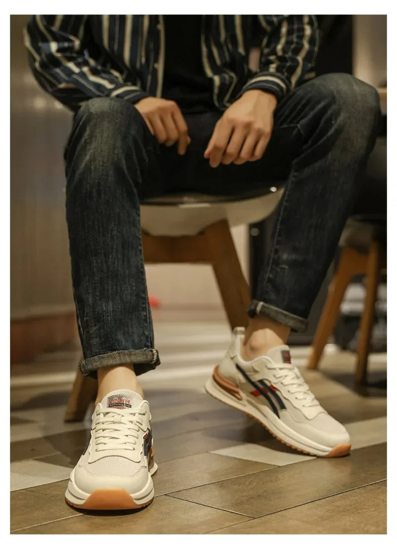 Men's Sneakers Breathable Casual Shoe Lace Up Sport Running Shoes for Men Tennis Shoes zapatos baratos liquidación envios gratis
