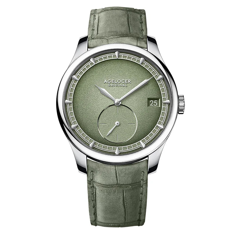 AGELOCER In-House Movement Premium Petite Seconde Men's Luxury Automatic Mechanical Watch Birthday Gift for Men