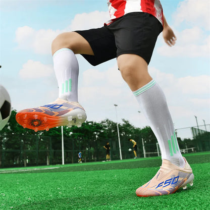 Mens Outdoor Soccer Shoes Professional Football Shoes TF/FG Football Field Boots Comfortable Non-Slip Training Sneakers 35-45