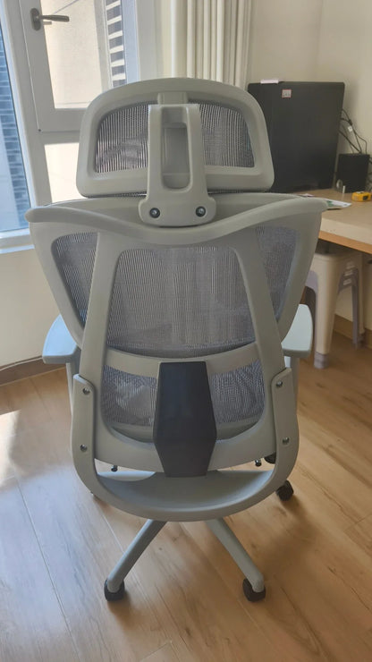 Office Chair Gaming Desk Ergonomic Computer Adjustable Armrests 3D Headrest Chair Lift Chair Back Can Tilt Back with Foot Pedals