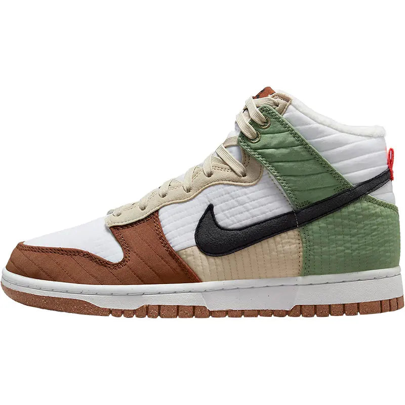 Nike genuínos DUNK HIGH LX NEXT Ténis unissexo com forro em velo DN9909-100
