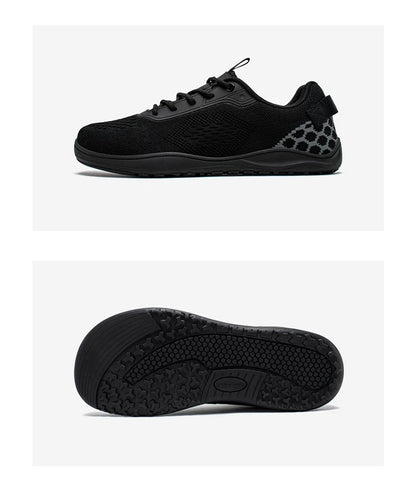 HOBIBEAR Knit Barefoot Shoes Unisex Zero Drop Wide Toe Sneaker Minimalist Breathable Causal Walking Shoes