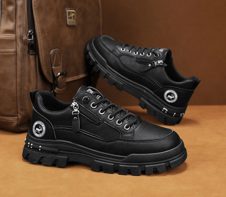 Men's Casual Sports Outdoor Hiking Trendy Fashion Comfortable Thick-Soled Street Board Shoes