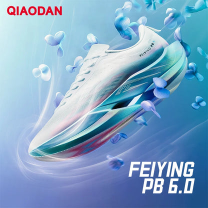 QIAODAN Feiying PB6.0 Men's Marathon Racing Running Shoes Full Palm Carbon Plate Sneakers Lightweight Sports Shoes QDB023261299