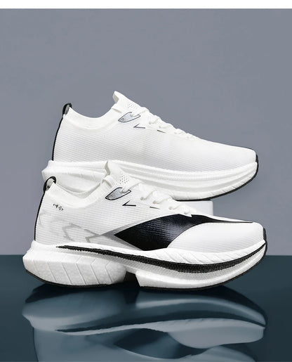 Men's Air Cushion Running Shoes Men Sneakers Carbon Board Marathon Jogging Shoes Outdoor Sport Shoes Teenis Male Casual Shoes