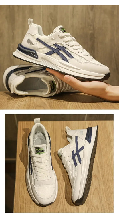 Men's Sneakers Breathable Casual Shoe Lace Up Sport Running Shoes for Men Tennis Shoes zapatos baratos liquidación envios gratis