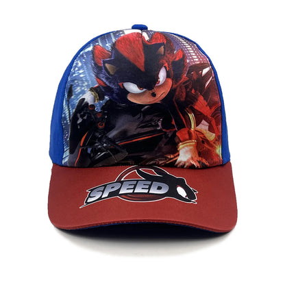 Casquette de baseball pour enfants Sonic 50-54 cm, personnage de dessin animé, hérisson ShadowTails, Knuckles, casquette de protection solaire, accessoire, cadeau