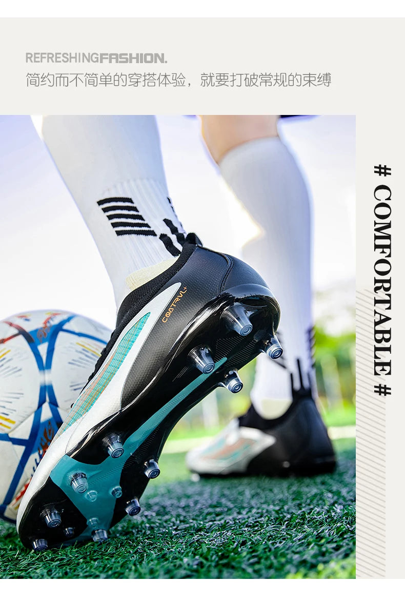 Men New TF Football Boots Sneakers Professional Society Casual Male Soccer Shoes Futsal High Quality Football Shoes Training