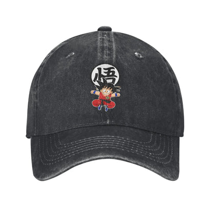 Dragon Ball Master Rosh TURTLE SCHOOL Unisex Baseball Cap Distressed Washed Caps Hat Fashion Outdoor Unstructured Soft Headwear, produit gaming premium Fraquane