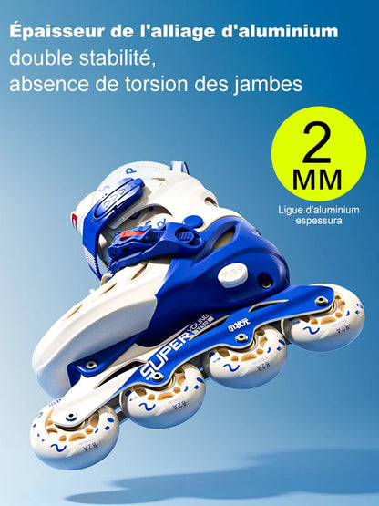 Inline Skates boy black Adjustable Size pink girl Children Sports Rollerblades High Speed new LED Light Up Professional