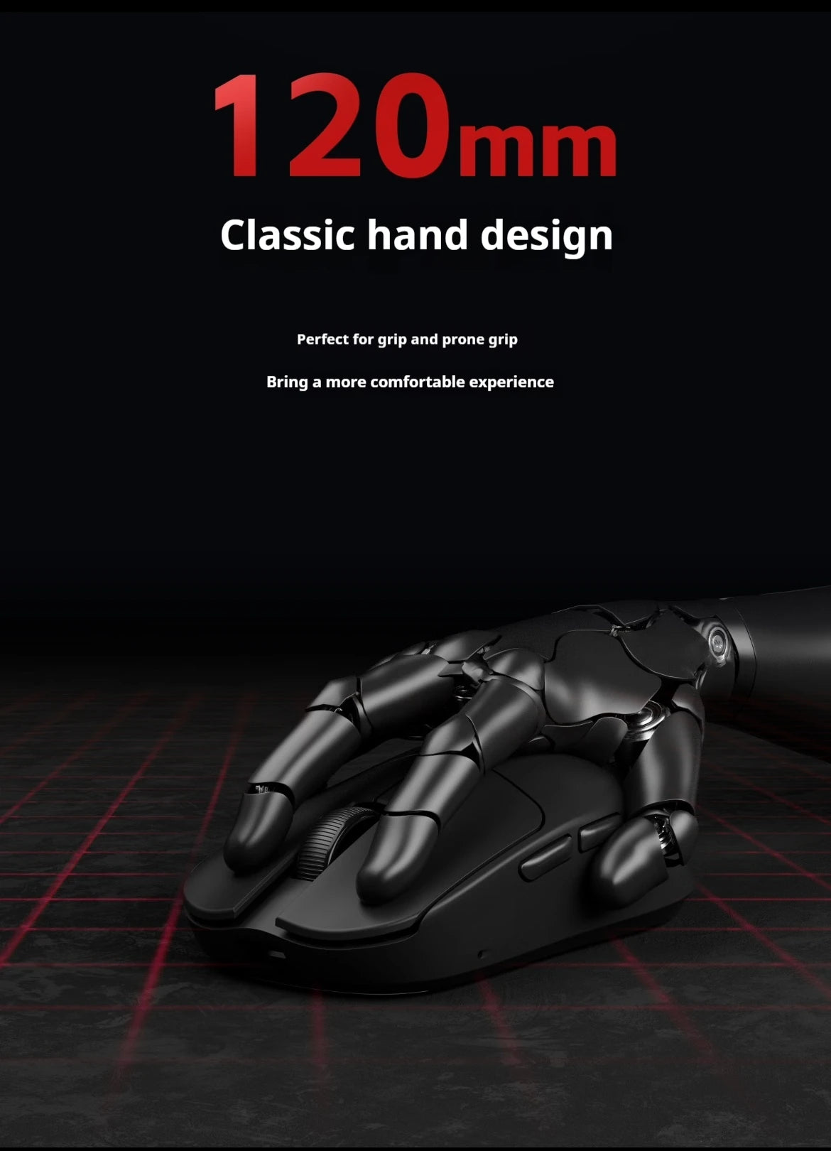 ATK VXE VGN MAD R Major Ultra-Lightweight Wireless Gaming Mouse, Ergonomic Dual-Mode Wireless Mouse with PAW3395 Sensor for Esports, Office & Gaming