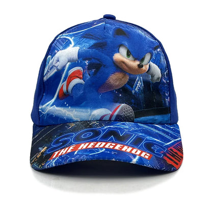 Casquette de baseball pour enfants Sonic 50-54 cm, personnage de dessin animé, hérisson ShadowTails, Knuckles, casquette de protection solaire, accessoire, cadeau