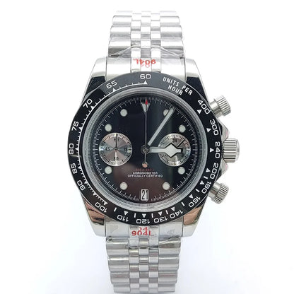 Fashions 39.5MM Quartz Watch VK64 Chronograph Men's Watch Sapphire Glass design vintage Watch Wristwatches Calendar