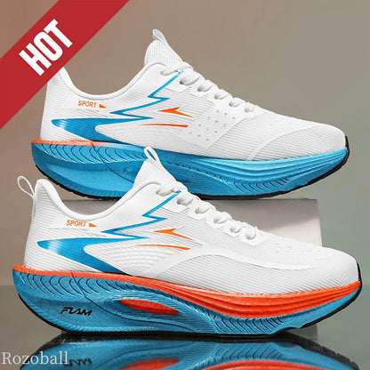 Men Sports Running Shoes Marathon Air Cushion Breathable Lightweight Comfortable Women Outdoor Athletic Sneakers Jogging Tenis