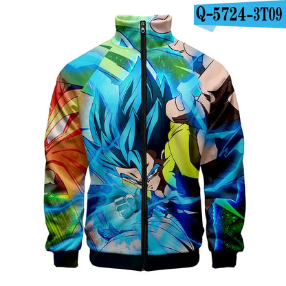 Dragon Ball Goku Hoodies Kids Boys Sweatshirts Anime Clothes Costume Hoody Gohan Beerus Pullovers Men Women Tracksuits Tops