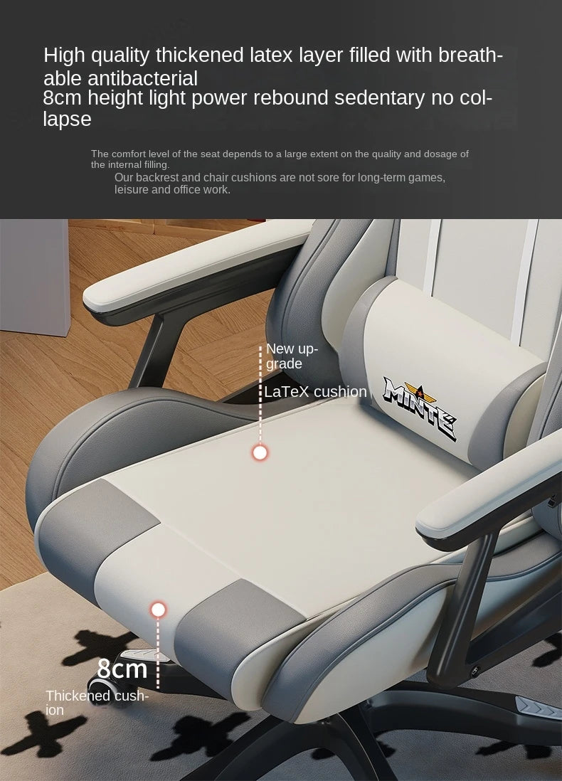 2024 New Modern Computer Office Chair Home Comfortable Dormitory Study Anchor Gaming Swivel Backrest Sofa Lifting Chair