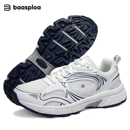 Baasploa Women Running Sneakers Brand Mesh Breathable Comfort Walking Shoes Outdoor Anti-slip Female Casual Jogging Sports Shoes