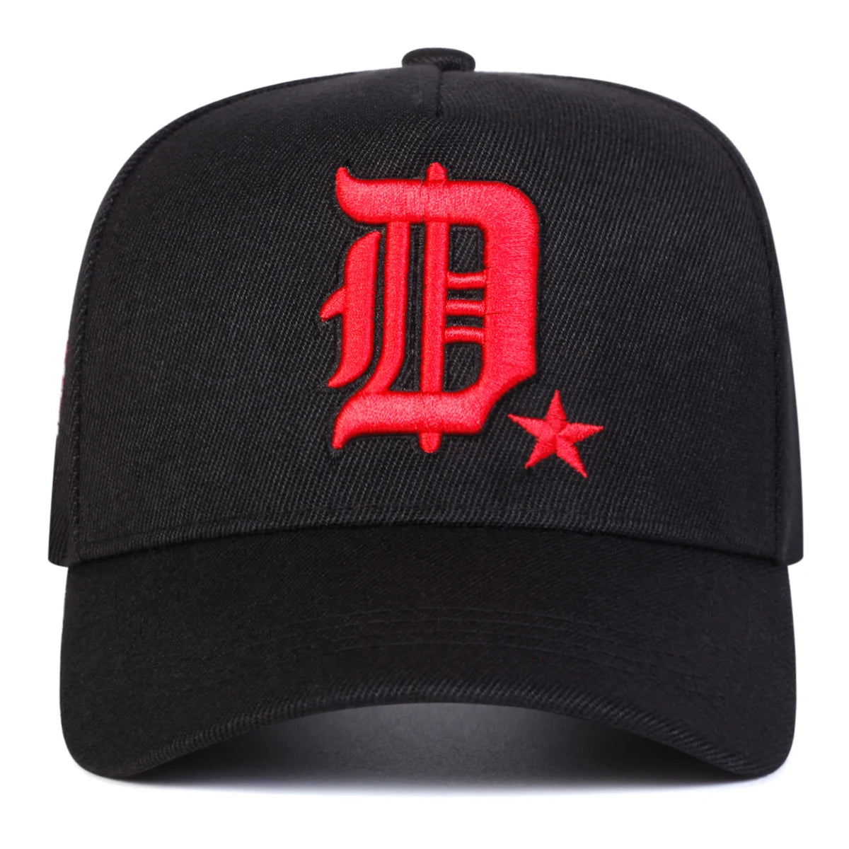 Unisex gotisk D-bokstavsbroderad DUMMY FRESH-baseballkeps, justerbar fritidskeps, vår- och höstmodell, solskyddskeps för utomhusbruk