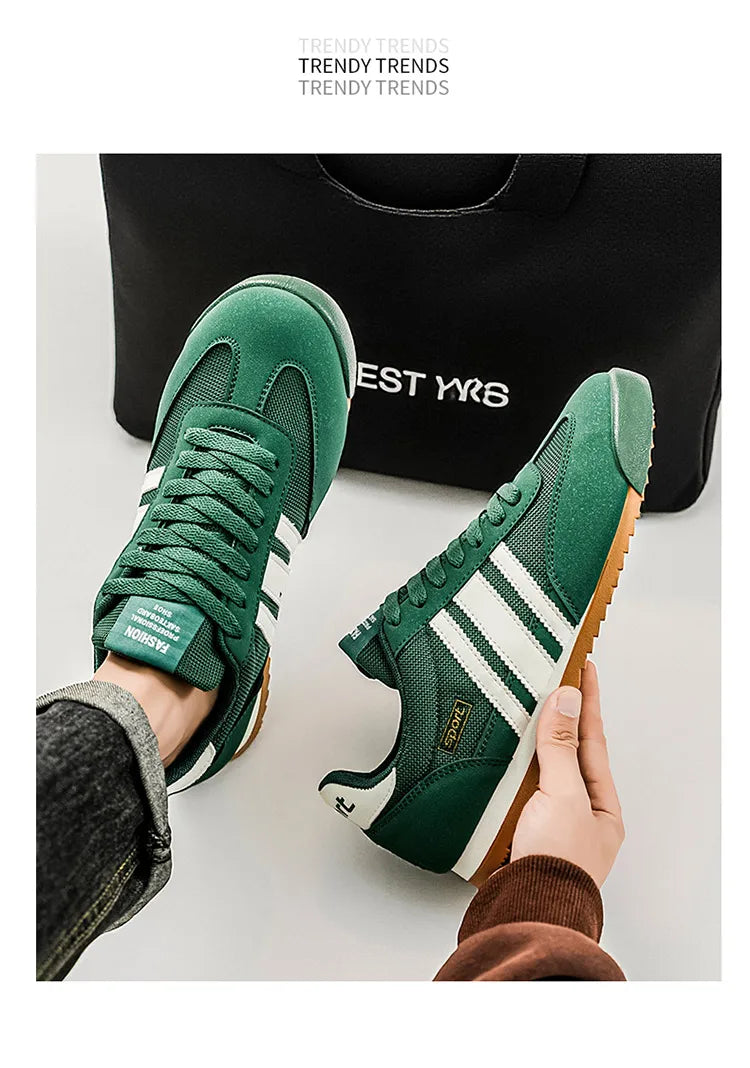Men's Lightweight Forrest Gump Shoes, Mesh Breathable Sports Shoes, Non-Slip and Wear-Resistant Casual Shoes, Rubber Non-Slip Outsole, Stable and Non-Slip When Walking, Comfortable for Long Wear