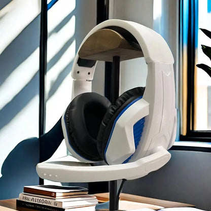 H4 Wired Gaming Headphones with Microphone, PS4 Computer Headset, Music Headphones with 3.5mm Jack, Online Course & Conference Audio Headphones