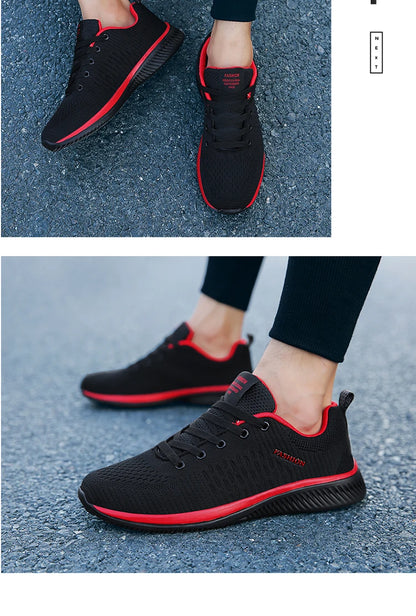Mens Walking Shoes - Slip On Tennis Running Shoes Memory Foam Lightweight Work Sneakers for Indoor Outdoor Gym