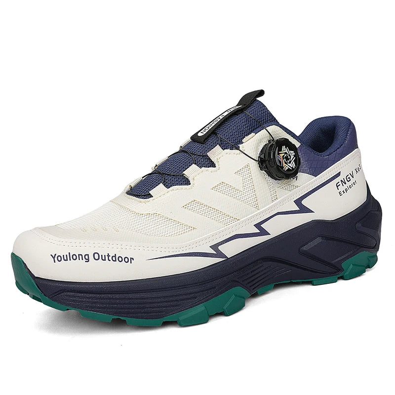 Mens Sneakers Casual Outdoor Anti Slip Shock-absorbing Versatile Off Road Hiking Shoes Comfortable Soft Sole Running Shoes Man