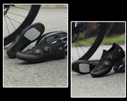 Professional Men Cycling MTB Shoes Route Cleats Speed Road Bike Sneaker Racing Women Flat Bicycle Mountain Spd Biking Footwear