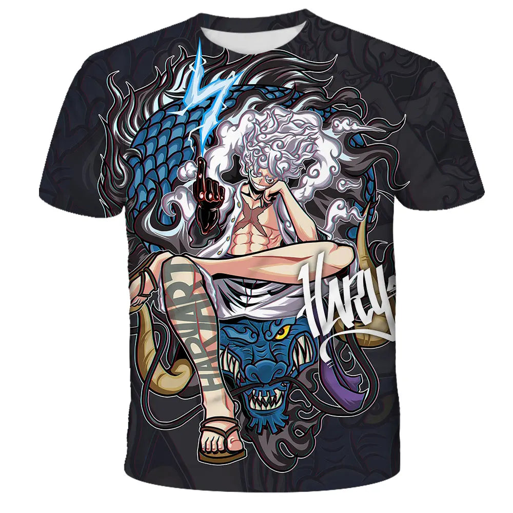 Anime Dragon Ball Son Goku 3D Print Kids T Shirt Summer Fashion Casual T-shirt Boy Girl Unisex Children's Clothing Tshirt Tops
