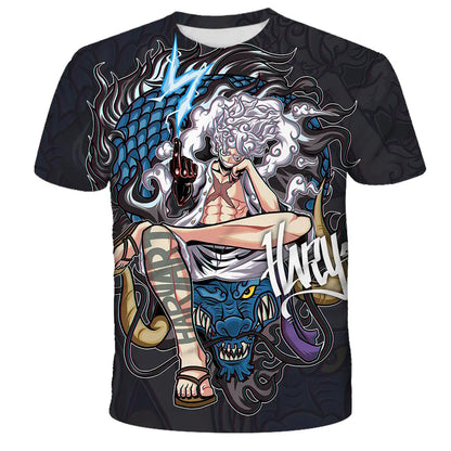 Anime Dragon Ball Son Goku 3D Print Kids T Shirt Summer Fashion Casual T-shirt Boy Girl Unisex Children's Clothing Tshirt Tops