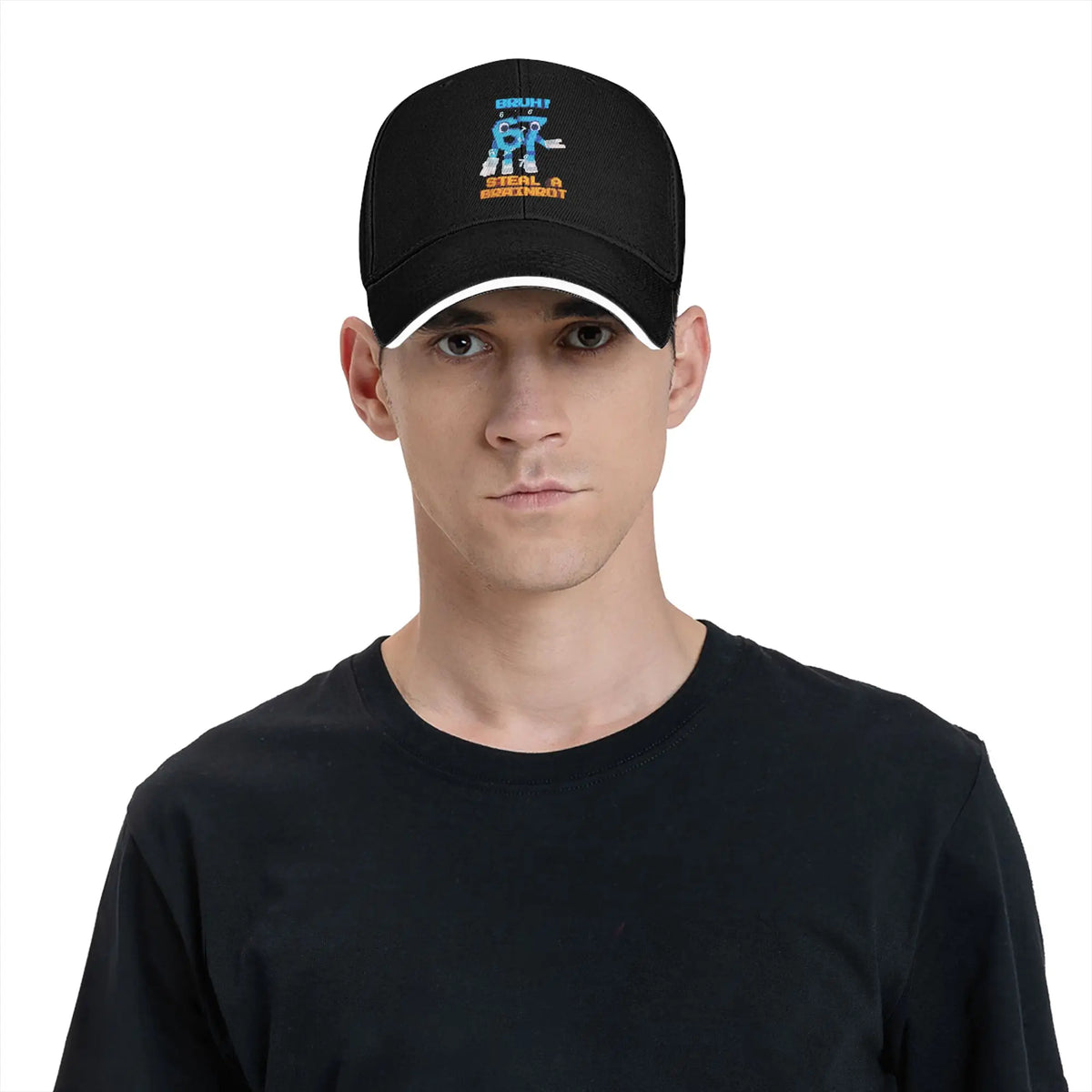 67 Six Seven 6-7 Casquette de baseball « Popular Steal » Brainrot Gaming Meme Sandwich Caps Hommes Femmes Respirante Dad Hat Plein air